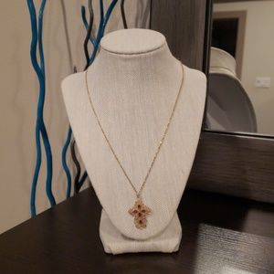 14 karat gold cross necklace